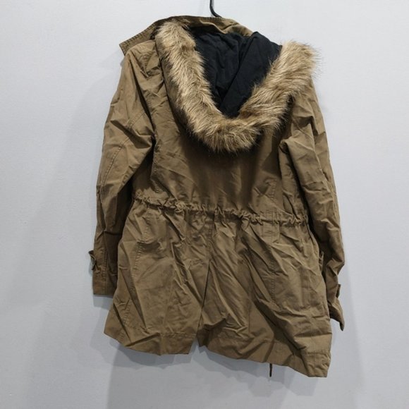 Ann Taylor Loft Military Green Utility Parka Jacket Size XS - Picture 7 of 7